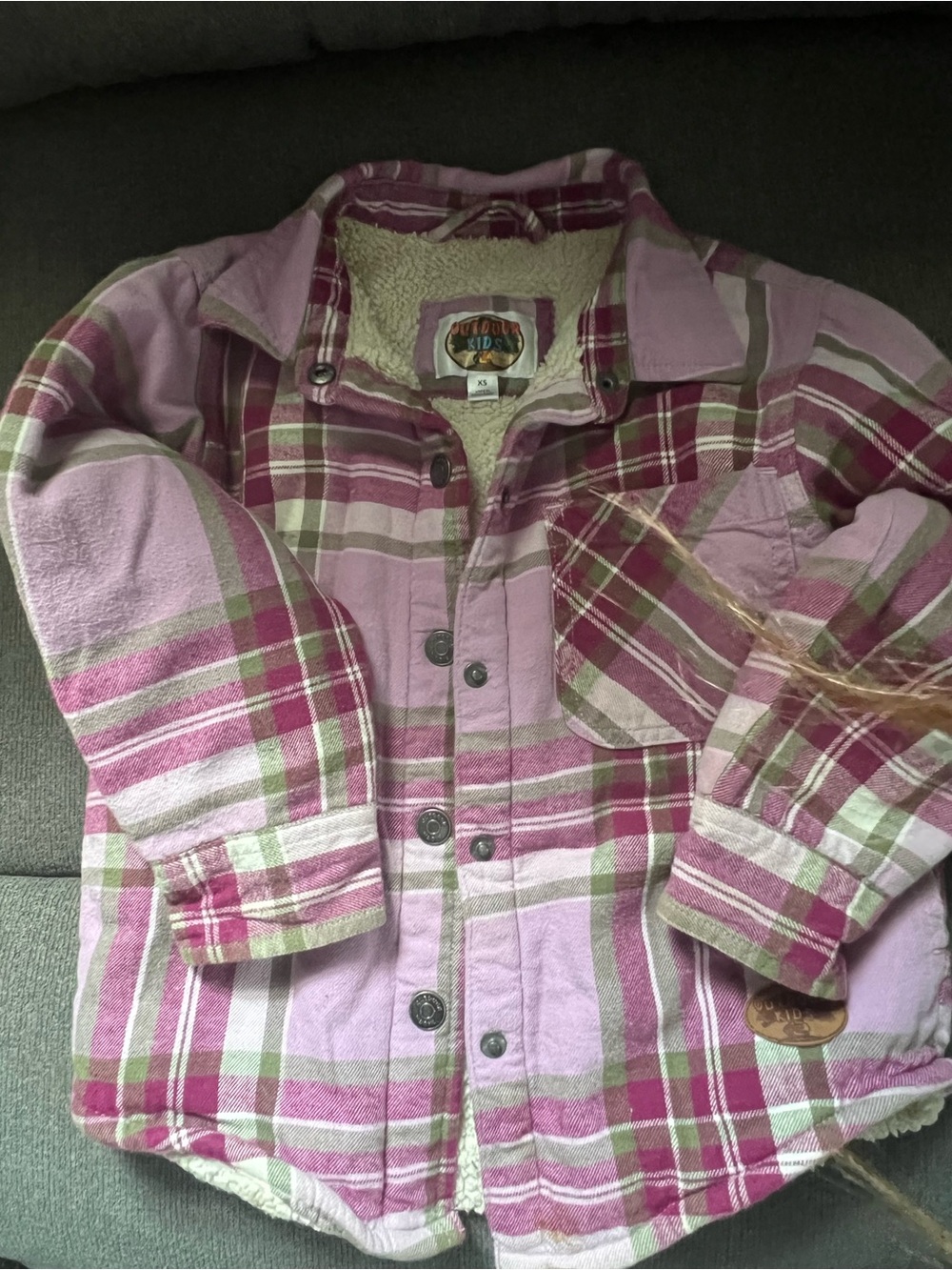 Purple Gray Plaid